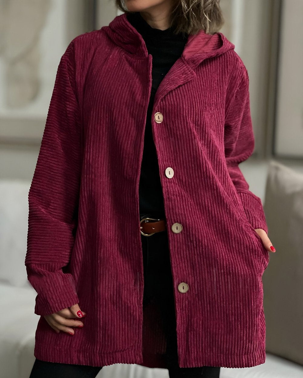 Eleanor™ | Veste Quotidienne à Capuche Confortable
