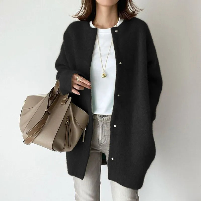 Juliette™ | Cardigan long en laine douce