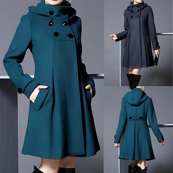 Adella™ | Veste élégante à capuche avec poches