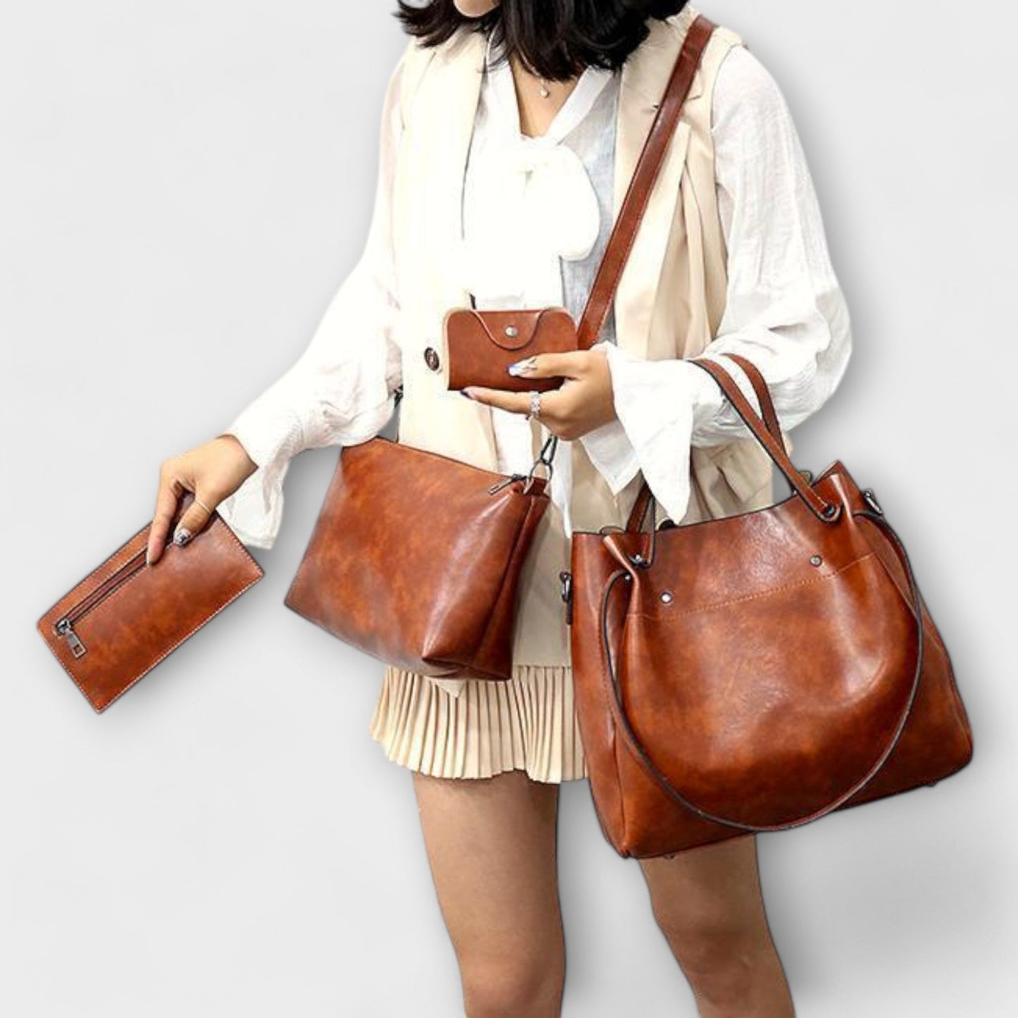 Isolde - Ensemble de sacs vintage en 4 pièces