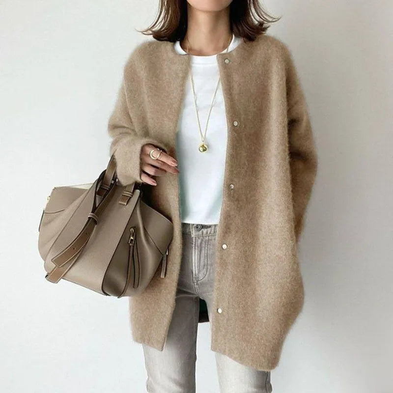 Juliette™ | Cardigan long en laine douce