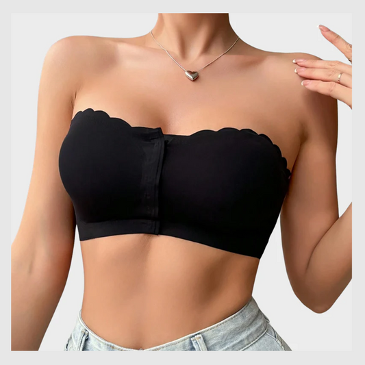 Bralette Femme Confortable, Respirante et Agrafes Frontales