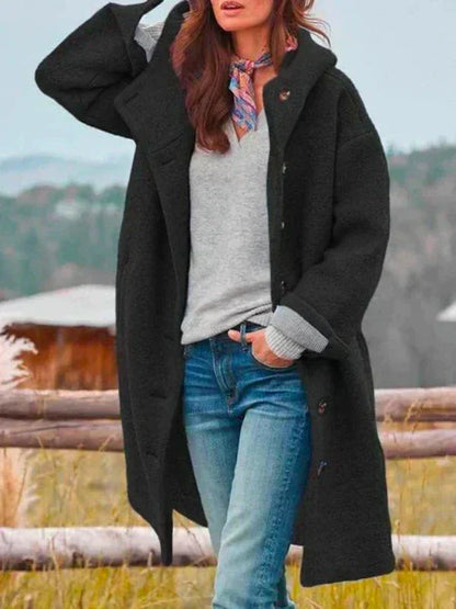 Édeline™ | Manteau d’Hiver Long et Élégant