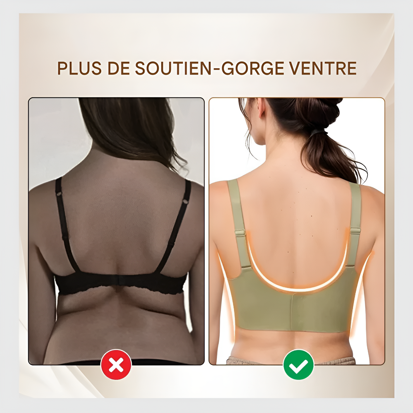 LuxeLift™-Soutien-gorge push-up sans armatures anti-affaissement