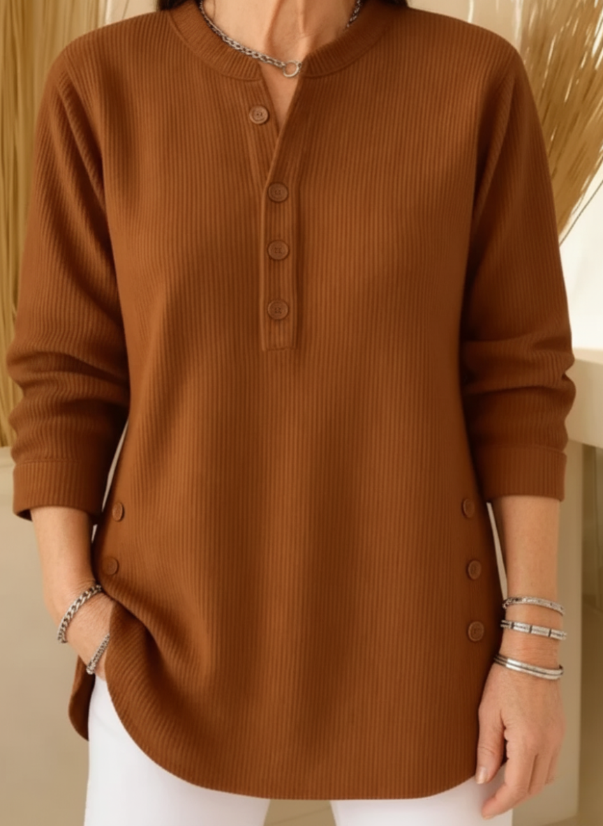 Élise™ | Pull doux et flatteur à manches longues