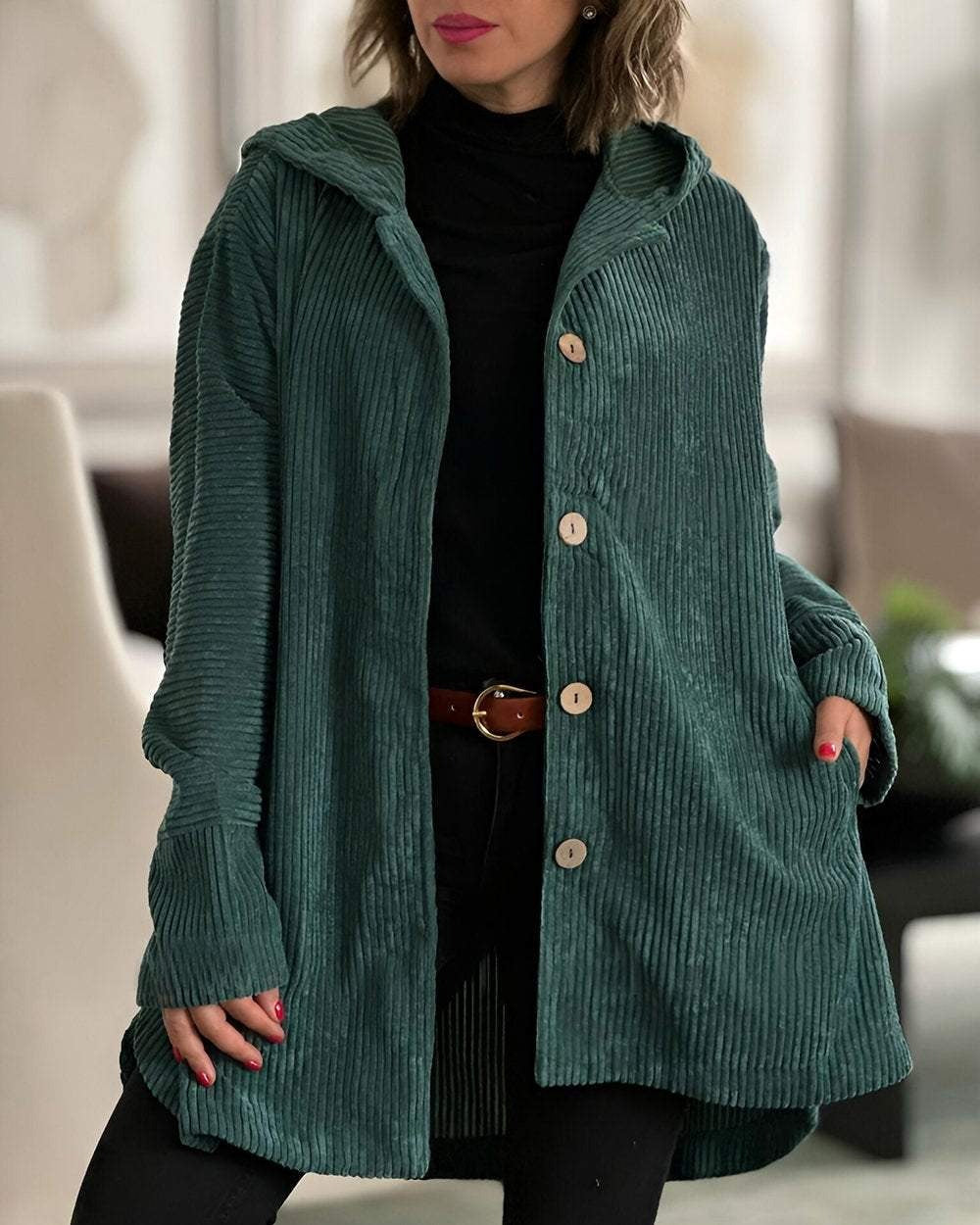 Eleanor™ | Veste Quotidienne à Capuche Confortable