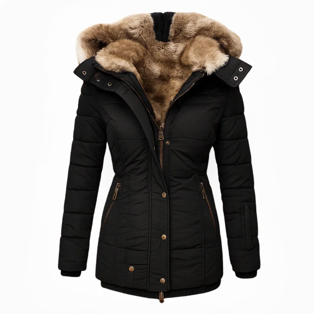 Anna™ | Manteau d'hiver avec doublure en fausse fourrure