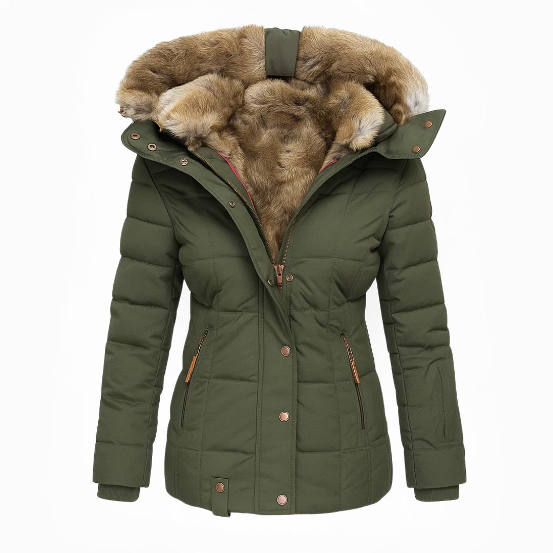 Anna™ | Manteau d'hiver avec doublure en fausse fourrure