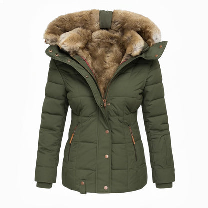 Anna™ | Manteau d'hiver avec doublure en fausse fourrure