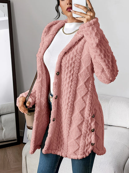 Florent™ | Manteau teddy chic en matière douce