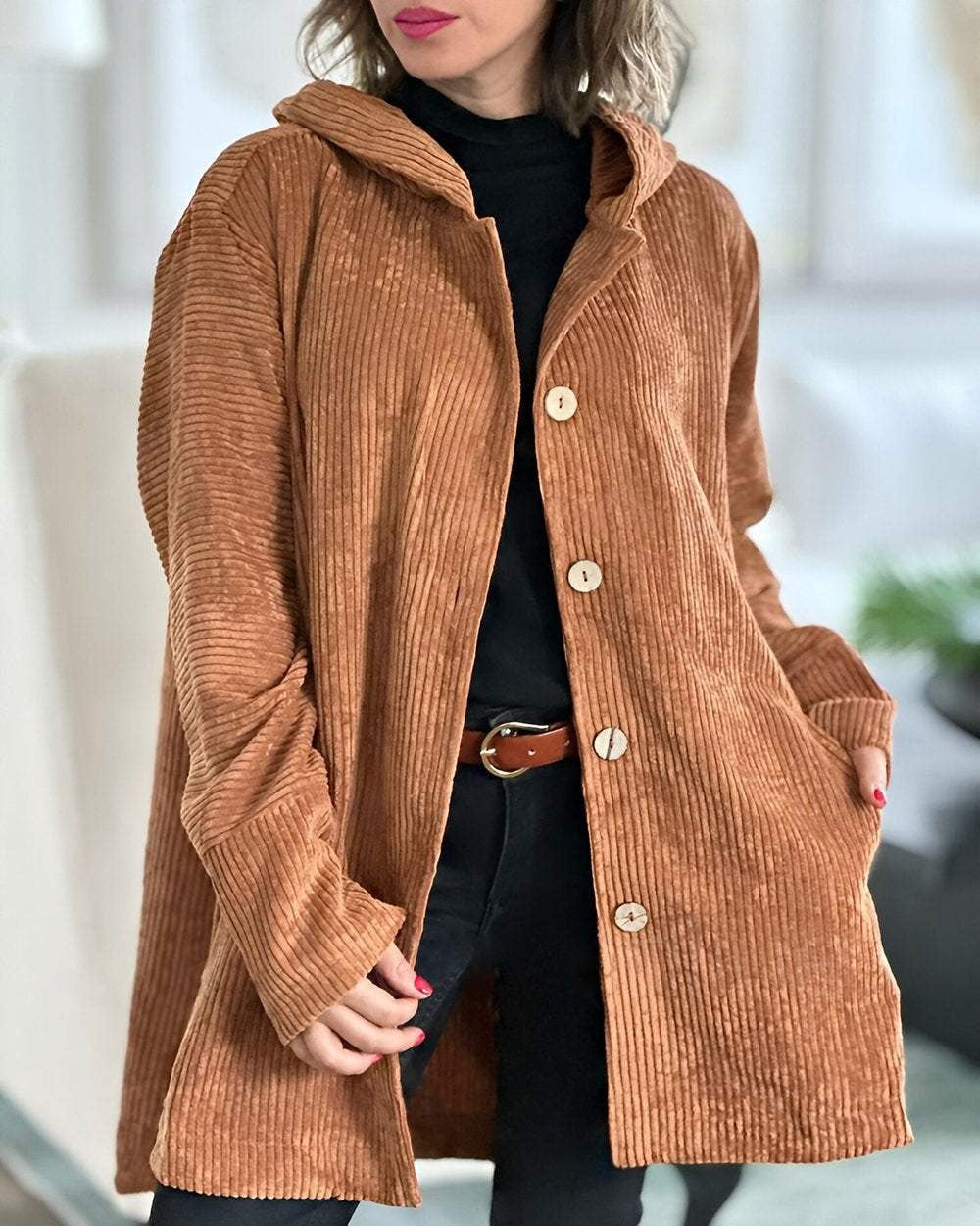 Eleanor™ | Veste Quotidienne à Capuche Confortable