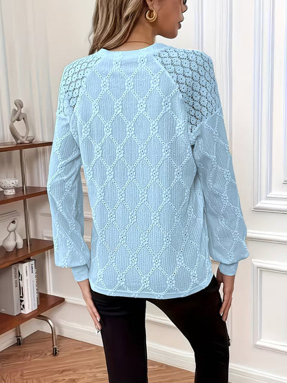 Gisellae - Blouse À Motif Et À Manches Longues