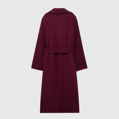 Merone™ | Élégant Manteau Classique Rouge Vin