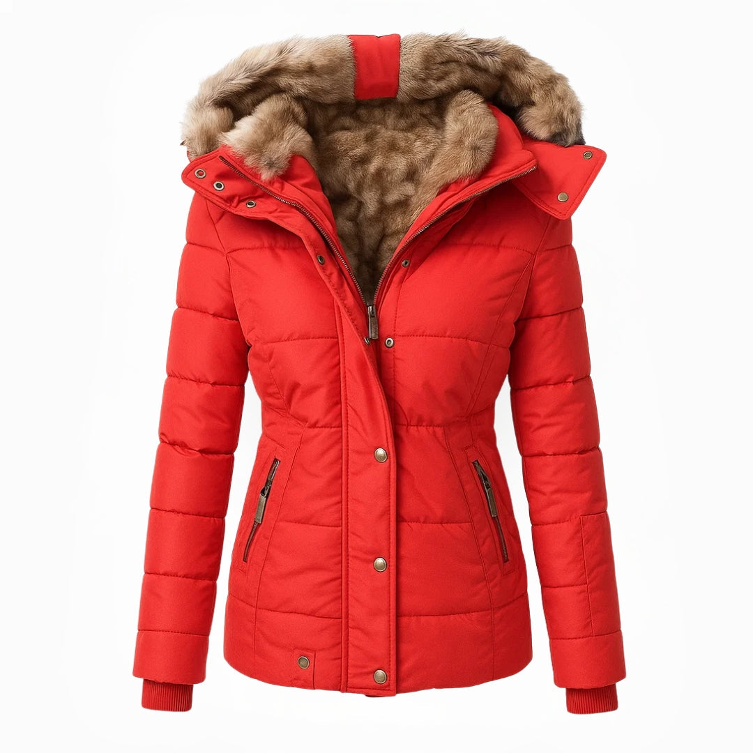 Anna™ | Manteau d'hiver avec doublure en fausse fourrure