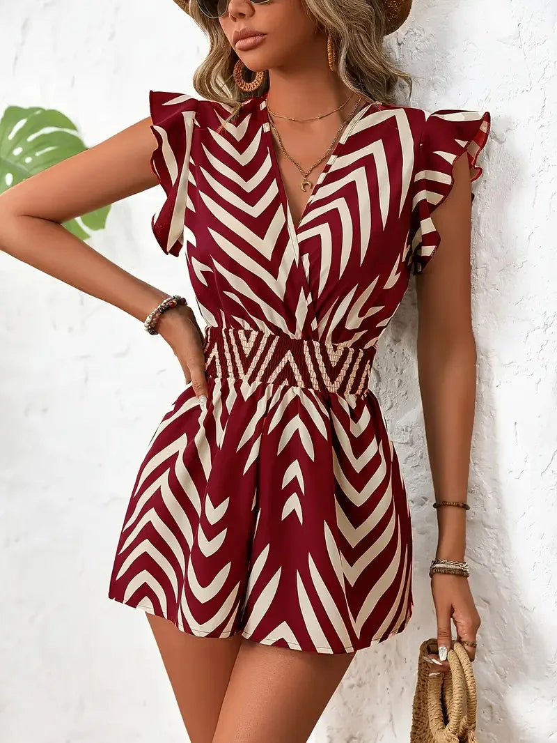 Palma Chevron Romper