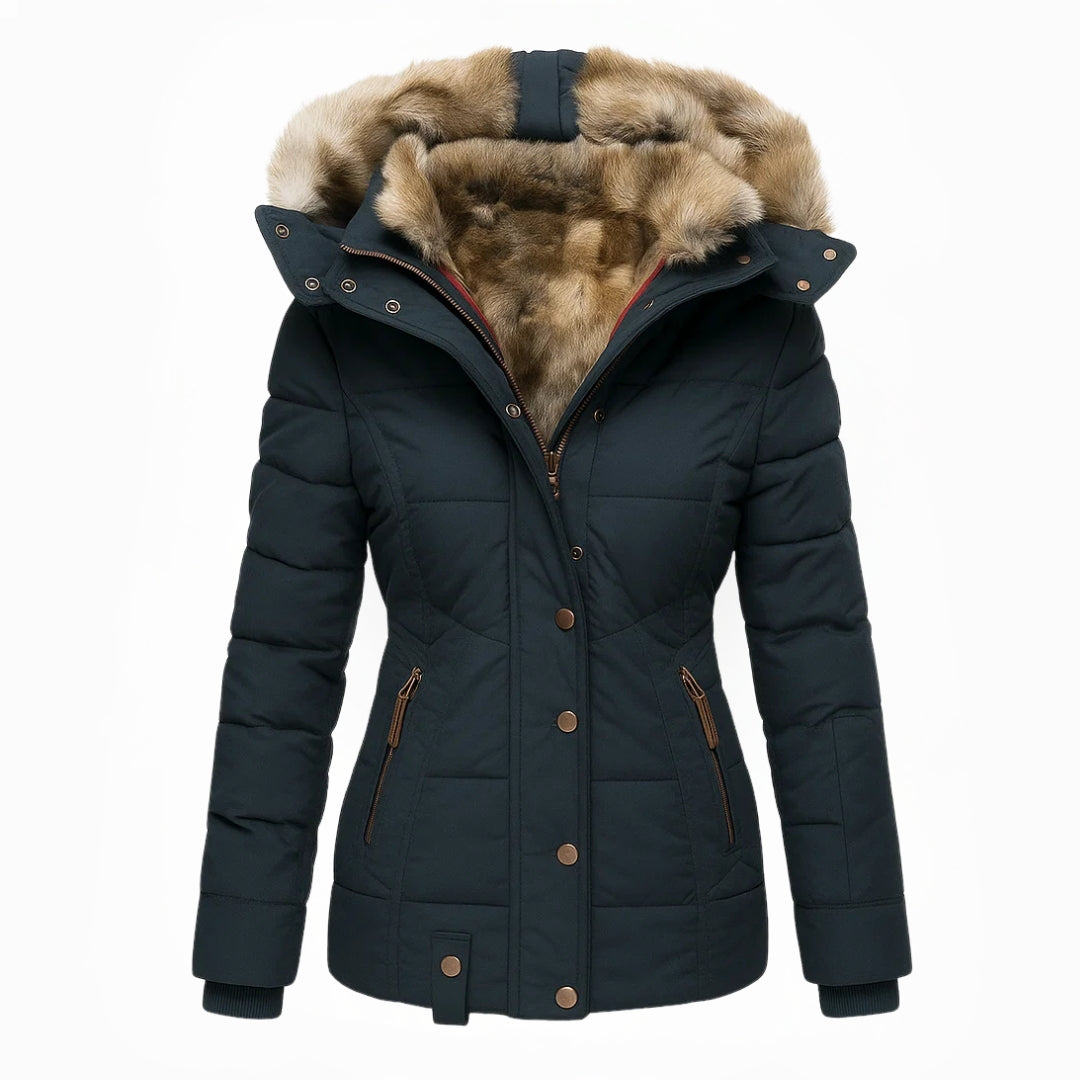 Anna™ | Manteau d'hiver avec doublure en fausse fourrure