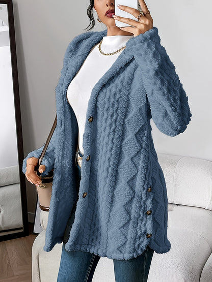 Florent™ | Manteau teddy chic en matière douce
