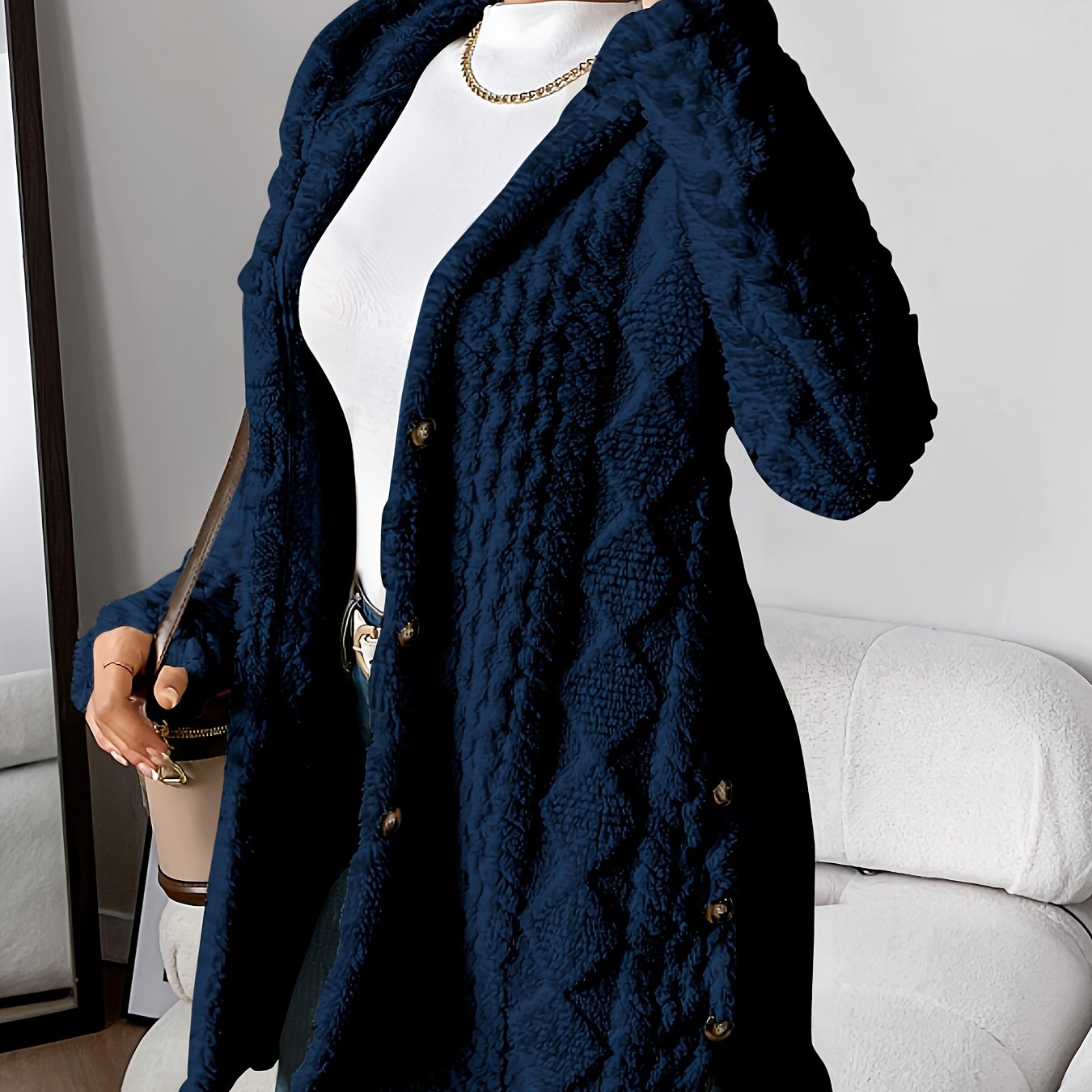 Florent™ | Manteau teddy chic en matière douce
