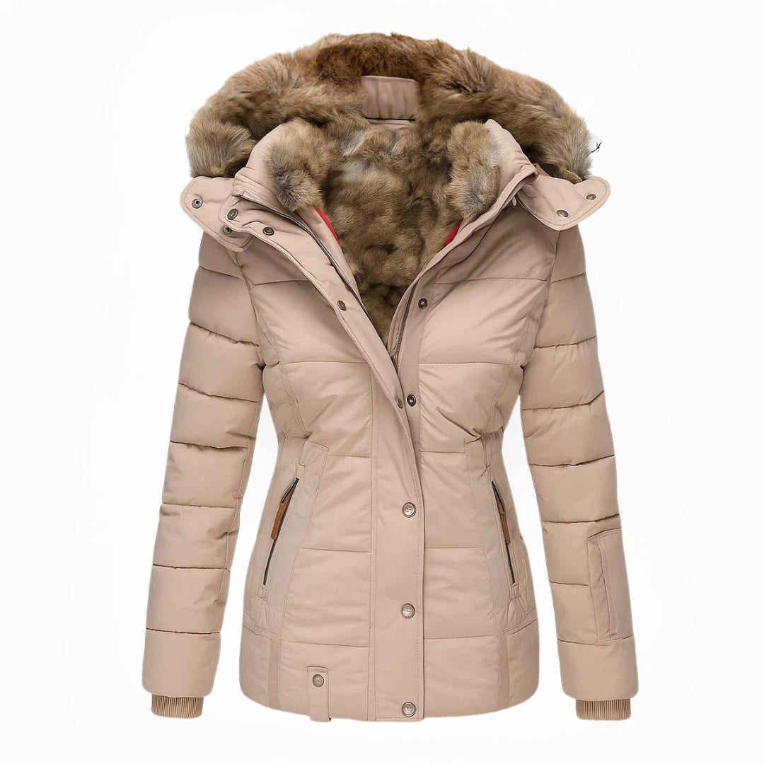 Anna™ | Manteau d'hiver avec doublure en fausse fourrure