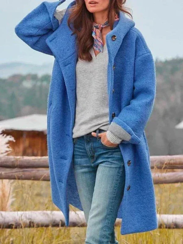 Édeline™ | Manteau d’Hiver Long et Élégant