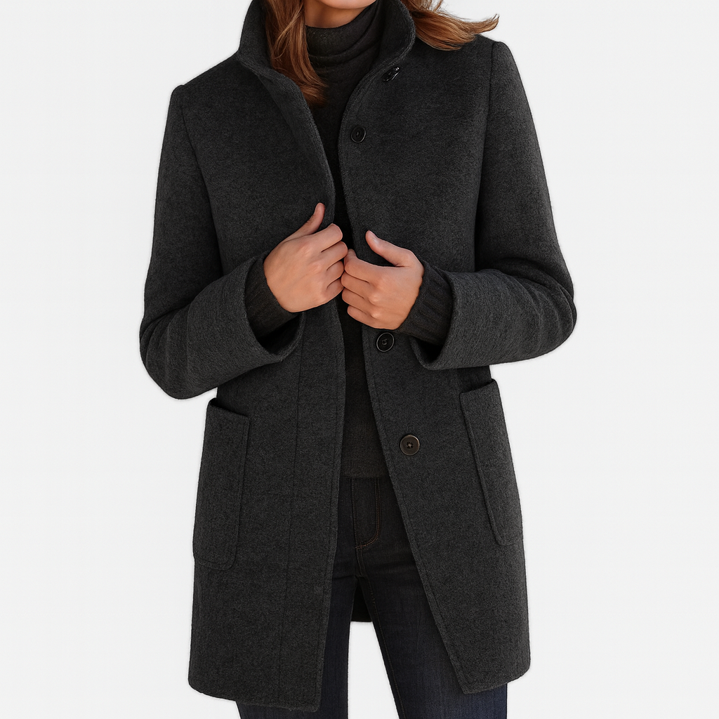 Stella™ | Manteau doux et élégant à col roulé