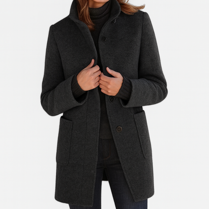 Stella™ | Manteau doux et élégant à col roulé