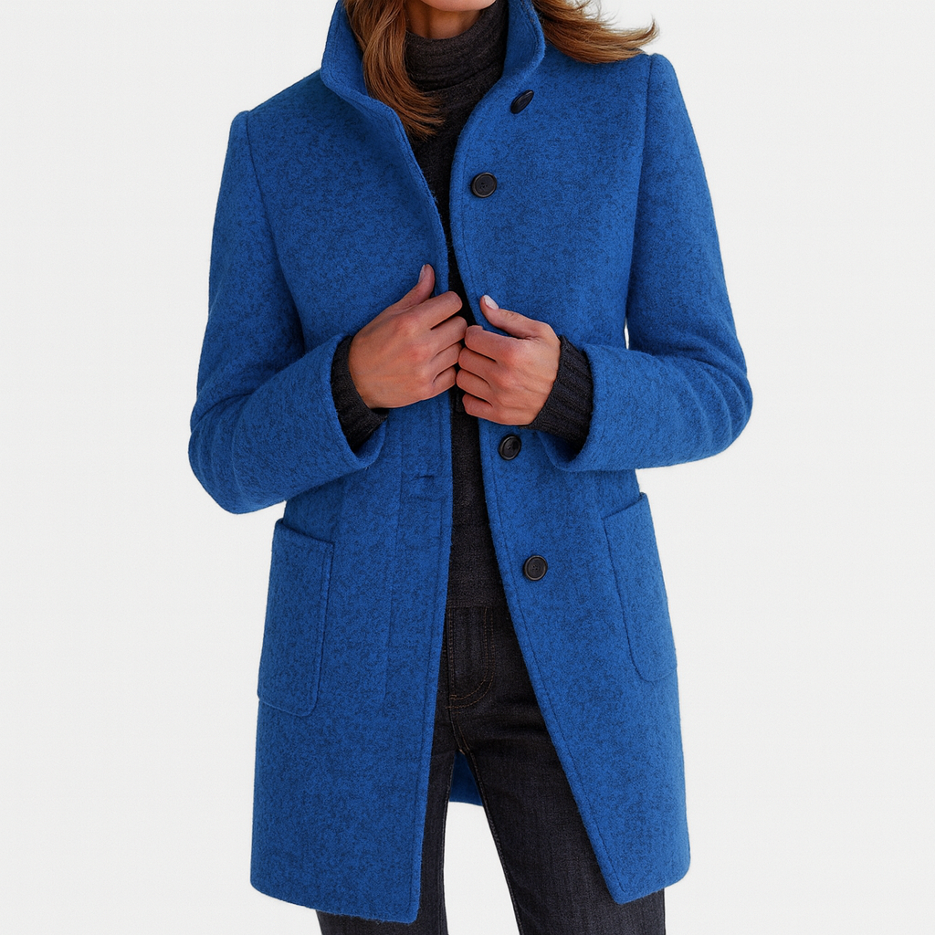 Stella™ | Manteau doux et élégant à col roulé