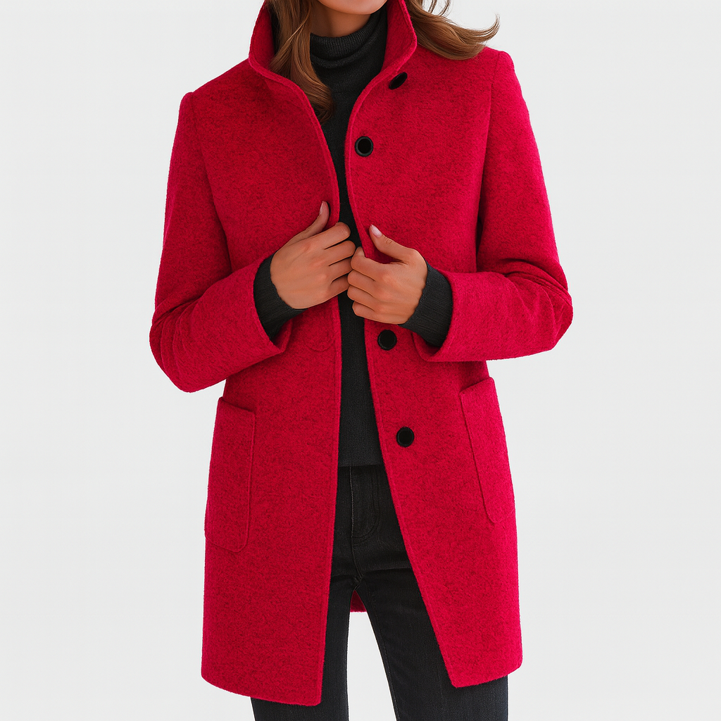 Stella™ | Manteau doux et élégant à col roulé