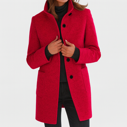 Stella™ | Manteau doux et élégant à col roulé