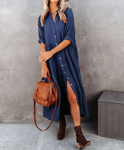 Inaya™ | Robe Élégante à Col V