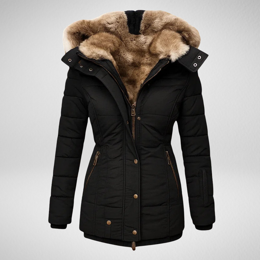 Anna™ | Manteau d'hiver avec doublure en fausse fourrure
