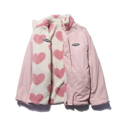 Camila™ | Veste réversible à cœurs