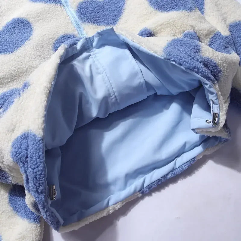 Camila™ | Veste réversible à cœurs