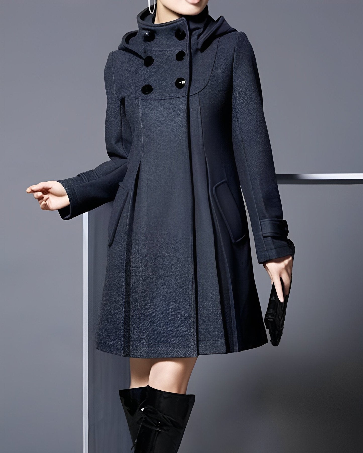 Adella™ | Veste élégante à capuche avec poches