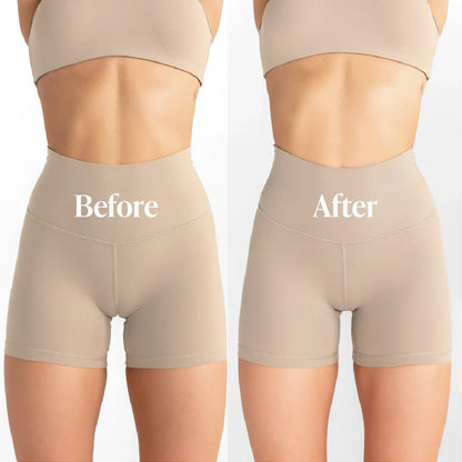 High-waisted thong nude (Set of 3)