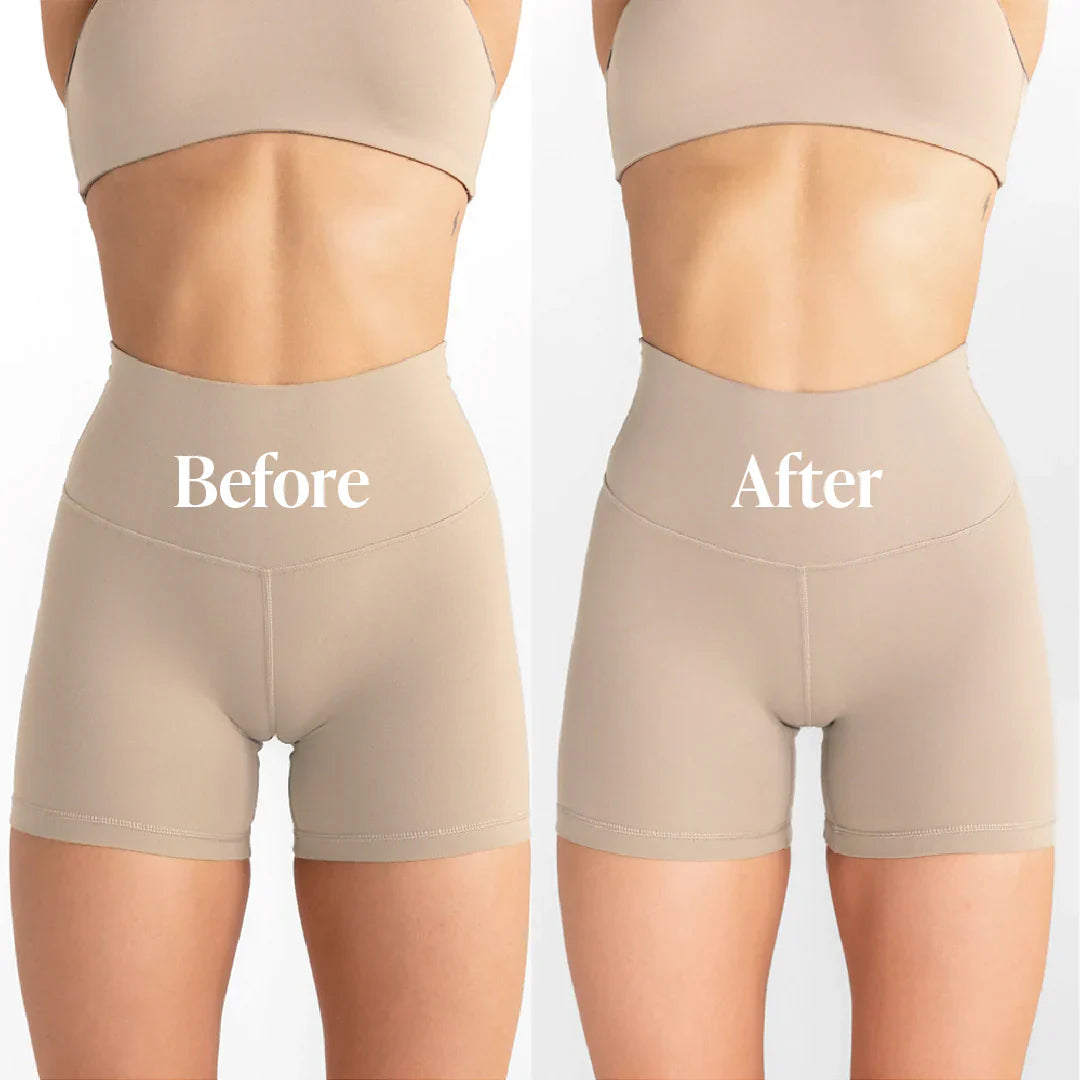 High-waisted thong brown (Set of 3)
