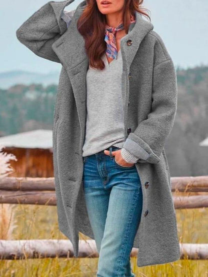 Édeline™ | Manteau d’Hiver Long et Élégant