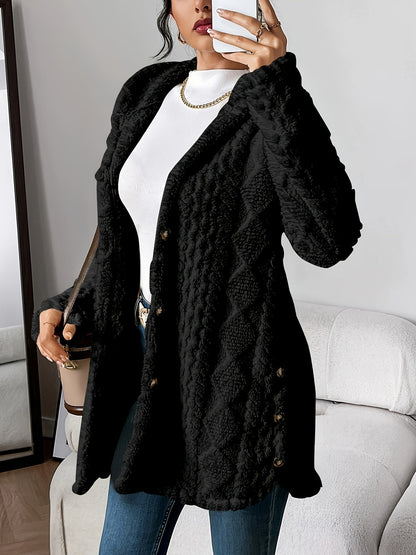 Florent™ | Manteau teddy chic en matière douce