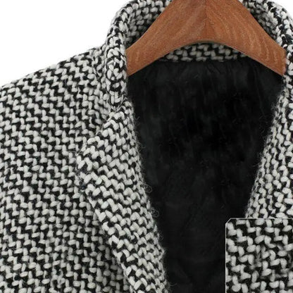 Caterinella™ | Manteau en laine grise décontracté et élégant