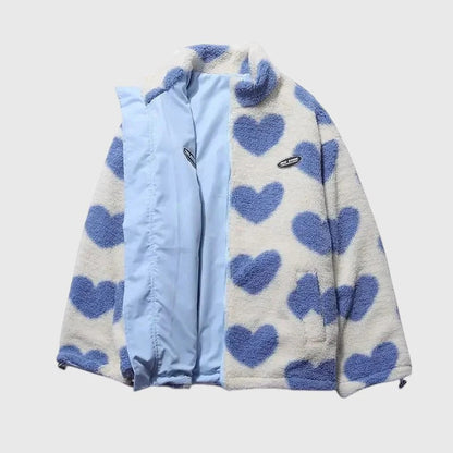 Camila™ | Veste réversible à cœurs