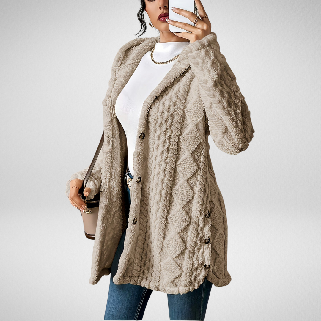 Florent™ | Manteau teddy chic en matière douce